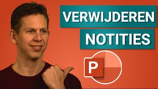 Zo verwijder je snel je PowerPoint notities vóór het delen [upl. by Alek770]