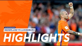 Highlights Nederland  Luxemburg 09062017 WK 2018kwalificatie [upl. by Eveineg]