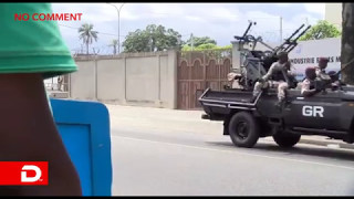 Dans lactualitéNo comment  La Mutinerie au Camp Gallieni ce matin [upl. by Eixel]