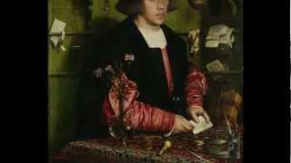 Holbein the Younger the Merchant Georg Gisze [upl. by Kobe730]