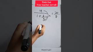 Trick for Math maths mathematics tricks [upl. by Berghoff492]