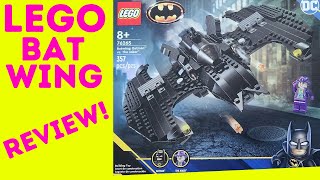 Reviewing the Batwing Batman vs The Joker Lets Get A Load of the Details Set 76265 [upl. by Yenobe]