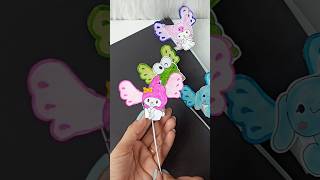 Sanrio Paper Craft  easy cute craft diy handmade craft shorts trendingshorts [upl. by Irwin]