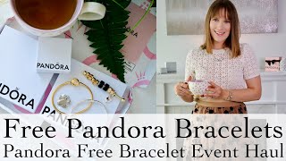 Pandora Haul Free Bracelet Event  New in my Pandora Collection [upl. by Derron]