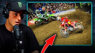 Whats it REALLY Like to Battle Jett on a Supercross Track [upl. by Pavlov848]