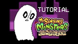 Undertale  Ghost Fight TUTORIAL  My Singing Monsters Composer [upl. by Nelan]