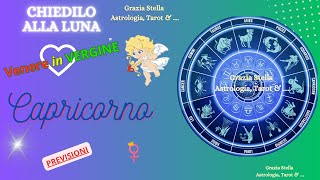 CAPRICORNO🌷VENERE IN VERGINE OROSCOPO FINO AL 7 NOVEMBRE [upl. by Rosabella]