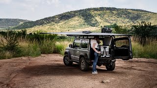 ROAMS01E17 How to Camp With A Suzuki Jimny 2019 [upl. by Ellehciram]