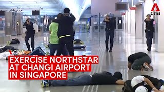 Exercise Northstar at Singapores Changi Airport [upl. by Noemis]