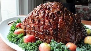 Crispy HoneyGlazed Ham  How to Make a Honey Baked Holiday Ham [upl. by Roanna]