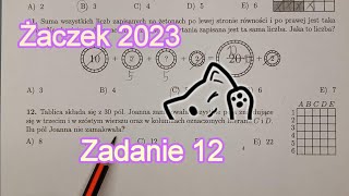 Żaczek 2023Zadanie 12 Kangur MatematycznyKlasy IIKlasa 2 [upl. by Ardnuas]