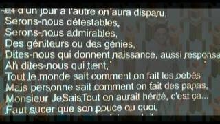 LYRICS  Stromae Papaoutai [upl. by Aliakam14]