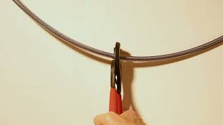 Cutting a bike cable lock [upl. by Aleece]