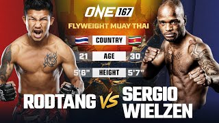 He’s A Muay Thai Monster 😳 Rodtang vs Sergio Wielzen  Full Fight [upl. by Holzman]