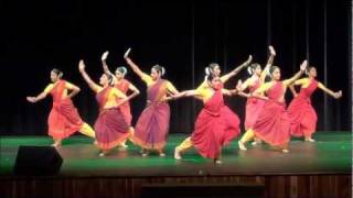 Bharatanatyam Thillana group  TFA Navarathri 2011 [upl. by Ettezzus]