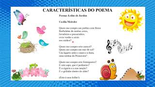 Língua Portuguesa  POEMAS E SUAS CARACTERÍSTICAS  2º ano Ensino Fundamental [upl. by Adnertal]