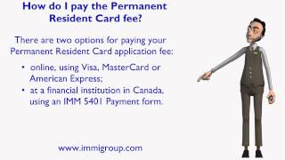 How do I pay the Permanent Resident Card fee [upl. by Tavi918]