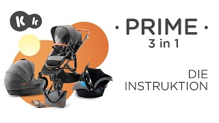 PRIME 3 in 1Kinderwagen von Kinderkraft  Montageanleitung [upl. by Okiron]