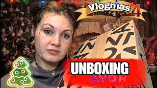 VLOGMAS 4 🎄  UNBOXING AVON C12 2023  DECEMBRIE  Oferte de Crăciun [upl. by Yelkao]