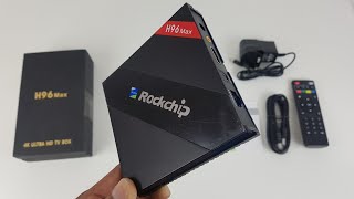 ANDROID TV BOX  H96 Max 4K Ultra HD with 1000M Gigabit Unboxing and Review [upl. by Ellemrac]