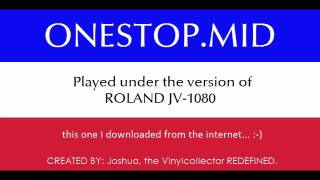 ONESTOPMID  Roland JV1080 [upl. by Ahsinrat]