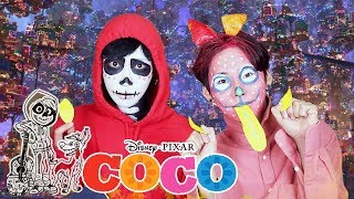 디즈니 애니메이션 코코COCO 미구엘과 단테 커버 메이크업 DISNEY COCO COVER MAKEUP l 서울라이트 [upl. by Odlaniger]