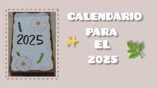 Mi calendario para el 2025 ✨😱 HelenMontano ✨🌿 [upl. by Ashbey]