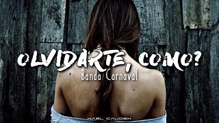 Banda Carnaval  Olvidarte Como Letra [upl. by Ahsirtap]