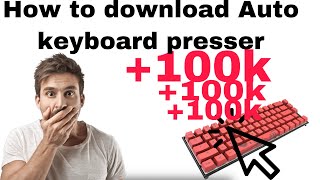 How to download Auto keyboard presser for roblox [upl. by Mauri]