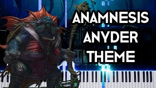 Final Fantasy XIV  Anamnesis Anyder Theme Piano Cover 🎹 [upl. by Ingra]