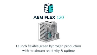 The AEM Flex 120 electrolyser Start trialling green hydrogen with ease and speed [upl. by Backler684]