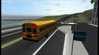 Thomas school bus  More details  3rd person drive [upl. by Latif323]