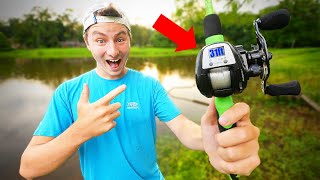 Worlds Craziest ELECTRONIC Baitcaster Fishing Reel DOES IT WORK [upl. by Hartill]