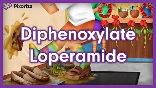 Loperamide vs Diphenoxylate Mnemonic for USMLE [upl. by Stalder]