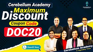 Cerebellum Maximum Discount Coupon Code  Cerebellum Subscription Discount Cerebellum Academy [upl. by Zetneuq]