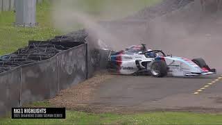 Highlights Race 1 Shannons S5000 Tasman Series Sydney Motorsport Park [upl. by Rolecnahc]