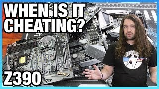 Optimized vs Cheating Z390 Motherboard BCLK Comparison [upl. by Lytsyrk]