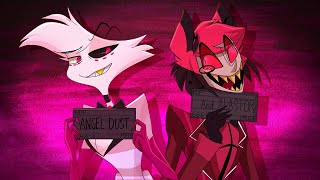 HEARTS AND ANTLERS  ALASTOR X ANGELDUST Hazbin Hotel Comic Dub [upl. by Betz]