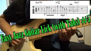 Kolay Caz Gitar Cümlecikleri TAB 5 [upl. by Tnilk]