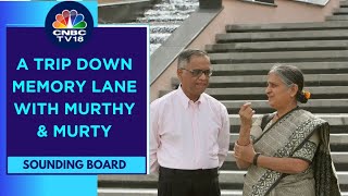 A Trip Down Memory Lane The Story Of Narayana Murthy amp Sudha Murty  CNBC TV18 [upl. by Mariann]