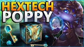 FINALLY A NOT SHT GEMSTONE SKIN NEW HEXTECH POPPY SKIN SPOTLIGHT  League of Legends [upl. by Etnasa997]