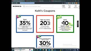 Kohls Coupon Codes [upl. by Alikat]