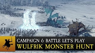 Total War WARHAMMER  Wulfrik Monster Hunt Lets Play [upl. by Kilar683]