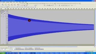 20 audacity diapason 425 Hz profilo e spettro [upl. by Lantha]