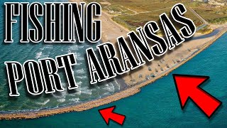 Fishing the Port Aransas and Fish Pass Jetties for Sheepheads and Spanish Macks [upl. by Mount]