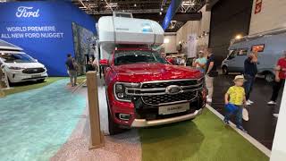 2024 Ford Ranger Platinum with Tischer Trail 230S Interior And Exterior Caravan Salon 2023 [upl. by Suirtemed]