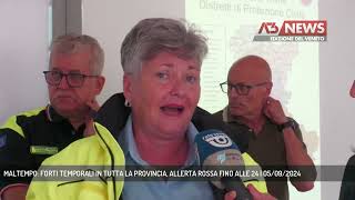 MALTEMPO FORTI TEMPORALI IN TUTTA LA PROVINCIA ALLERTA ROSSA FINO ALLE 24  05092024 [upl. by Junette]