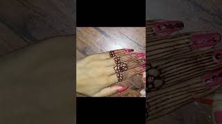 🌼🌼Simple finger mehndi design🌼🌼 [upl. by Gem]