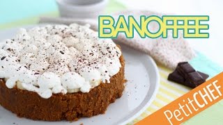 Banoffee tarta de plátano y caramelo  Petitchef [upl. by Monie]