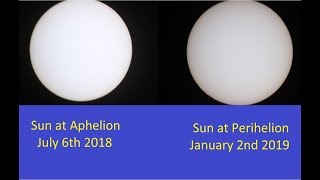 Sun at Aphelion Vs Perihelion [upl. by Barnie]